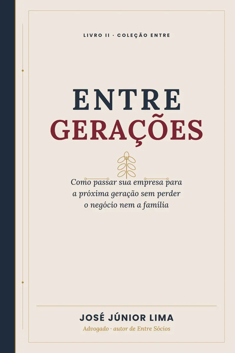 Capa do livro Entre Gerações